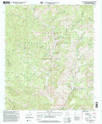 Dutch Blue Creek Arizona Historical topographic map, 1:24000 scale, 7.5 X 7.5 Minute, Year 1997