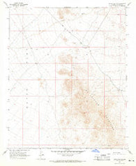 Dutch Flat SE Arizona Historical topographic map, 1:24000 scale, 7.5 X 7.5 Minute, Year 1967