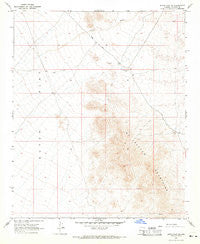 Dutch Flat SE Arizona Historical topographic map, 1:24000 scale, 7.5 X 7.5 Minute, Year 1967