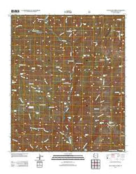 Dutch Blue Creek Arizona Historical topographic map, 1:24000 scale, 7.5 X 7.5 Minute, Year 2011