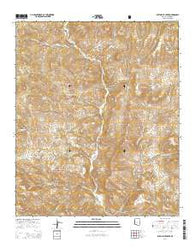 Dutch Blue Creek Arizona Current topographic map, 1:24000 scale, 7.5 X 7.5 Minute, Year 2014