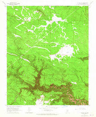 Dutton Hill Arizona Historical topographic map, 1:24000 scale, 7.5 X 7.5 Minute, Year 1963