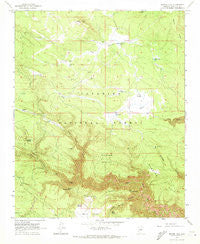 Dutton Hill Arizona Historical topographic map, 1:24000 scale, 7.5 X 7.5 Minute, Year 1963