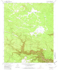 Dutton Hill Arizona Historical topographic map, 1:24000 scale, 7.5 X 7.5 Minute, Year 1963