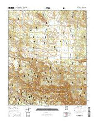Dutton Hill Arizona Current topographic map, 1:24000 scale, 7.5 X 7.5 Minute, Year 2014