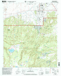 Eagar Arizona Historical topographic map, 1:24000 scale, 7.5 X 7.5 Minute, Year 1997