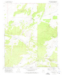 Eagle Nest Mtn Arizona Historical topographic map, 1:24000 scale, 7.5 X 7.5 Minute, Year 1973