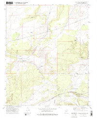 Eagle Nest Mtn Arizona Historical topographic map, 1:24000 scale, 7.5 X 7.5 Minute, Year 1973