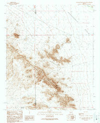 Eagletail Mountains East Arizona Historical topographic map, 1:24000 scale, 7.5 X 7.5 Minute, Year 1990