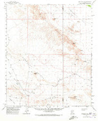Eagletail Mts Arizona Historical topographic map, 1:62500 scale, 15 X 15 Minute, Year 1962
