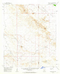 Eagletail Mts Arizona Historical topographic map, 1:62500 scale, 15 X 15 Minute, Year 1962