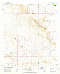Eagletail Mts Arizona Historical topographic map, 1:62500 scale, 15 X 15 Minute, Year 1962