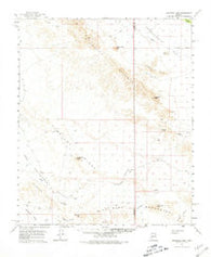 Eagletail Mts Arizona Historical topographic map, 1:62500 scale, 15 X 15 Minute, Year 1962