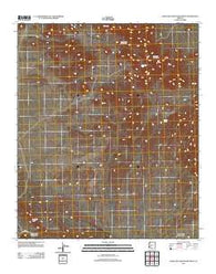 Eagletail Mountains West Arizona Historical topographic map, 1:24000 scale, 7.5 X 7.5 Minute, Year 2011