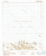 East of Buck Peak Arizona Historical topographic map, 1:24000 scale, 7.5 X 7.5 Minute, Year 1990