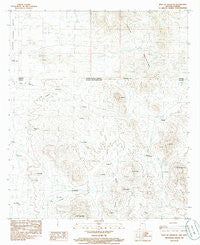 East of Douglas Arizona Historical topographic map, 1:24000 scale, 7.5 X 7.5 Minute, Year 1985