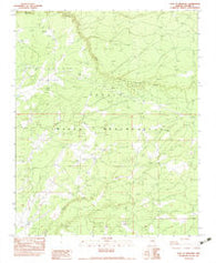 East of Kinlichee Arizona Historical topographic map, 1:24000 scale, 7.5 X 7.5 Minute, Year 1983