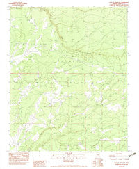 East of Kinlichee Arizona Historical topographic map, 1:24000 scale, 7.5 X 7.5 Minute, Year 1983