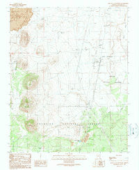 East of S P Mountain Arizona Historical topographic map, 1:24000 scale, 7.5 X 7.5 Minute, Year 1989