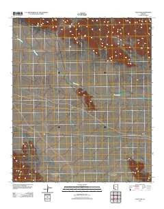 East Pass Arizona Historical topographic map, 1:24000 scale, 7.5 X 7.5 Minute, Year 2011