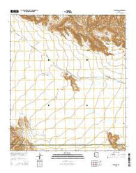 East Pass Arizona Current topographic map, 1:24000 scale, 7.5 X 7.5 Minute, Year 2014