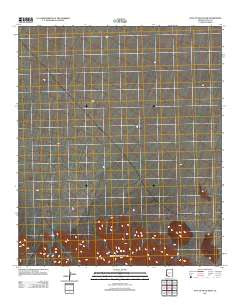 East of Buck Peak Arizona Historical topographic map, 1:24000 scale, 7.5 X 7.5 Minute, Year 2011
