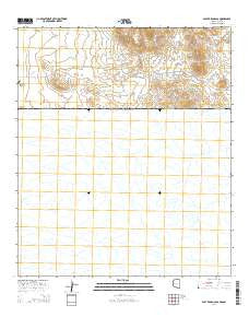 East of Douglas Arizona Current topographic map, 1:24000 scale, 7.5 X 7.5 Minute, Year 2014