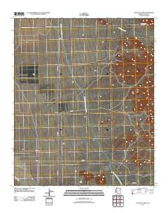East of Utting Arizona Historical topographic map, 1:24000 scale, 7.5 X 7.5 Minute, Year 2011