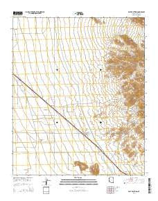 East of Utting Arizona Current topographic map, 1:24000 scale, 7.5 X 7.5 Minute, Year 2014