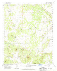 Ebert Mtn Arizona Historical topographic map, 1:62500 scale, 15 X 15 Minute, Year 1960