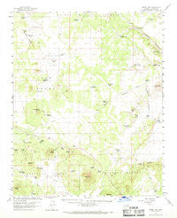 Ebert Mtn Arizona Historical topographic map, 1:62500 scale, 15 X 15 Minute, Year 1960
