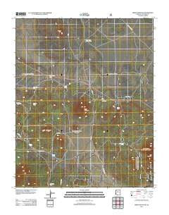 Ebert Mountain Arizona Historical topographic map, 1:24000 scale, 7.5 X 7.5 Minute, Year 2012