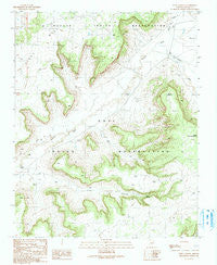 Echo Canyon Arizona Historical topographic map, 1:24000 scale, 7.5 X 7.5 Minute, Year 1990