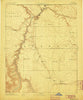 Echo Cliffs Arizona Historical topographic map, 1:250000 scale, 1 X 1 Degree, Year 1891