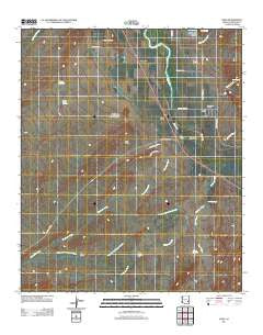 Eden Arizona Historical topographic map, 1:24000 scale, 7.5 X 7.5 Minute, Year 2011