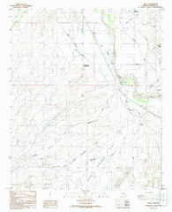 Eden Arizona Historical topographic map, 1:24000 scale, 7.5 X 7.5 Minute, Year 1985