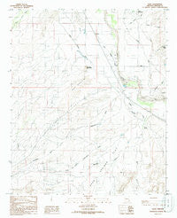 Eden Arizona Historical topographic map, 1:24000 scale, 7.5 X 7.5 Minute, Year 1985