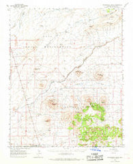 Egloffstein Butte Arizona Historical topographic map, 1:62500 scale, 15 X 15 Minute, Year 1966