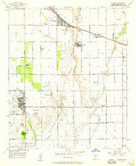 El Mirage Arizona Historical topographic map, 1:24000 scale, 7.5 X 7.5 Minute, Year 1957