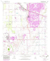 El Mirage Arizona Historical topographic map, 1:24000 scale, 7.5 X 7.5 Minute, Year 1957