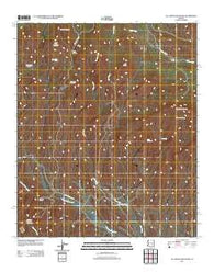 El Capitan Mountain Arizona Historical topographic map, 1:24000 scale, 7.5 X 7.5 Minute, Year 2011
