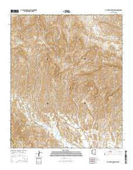El Capitan Mountain Arizona Current topographic map, 1:24000 scale, 7.5 X 7.5 Minute, Year 2014