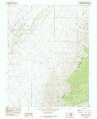 Elbow Canyon Arizona Historical topographic map, 1:24000 scale, 7.5 X 7.5 Minute, Year 1985