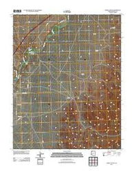 Elbow Canyon Arizona Historical topographic map, 1:24000 scale, 7.5 X 7.5 Minute, Year 2011