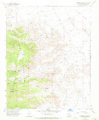 Elements Canyon Arizona Historical topographic map, 1:24000 scale, 7.5 X 7.5 Minute, Year 1968