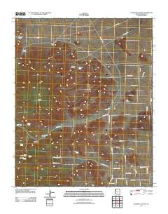 Elements Canyon Arizona Historical topographic map, 1:24000 scale, 7.5 X 7.5 Minute, Year 2011
