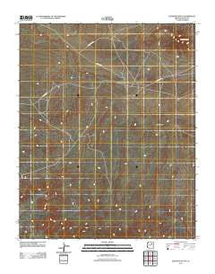 Elephant Butte Arizona Historical topographic map, 1:24000 scale, 7.5 X 7.5 Minute, Year 2011
