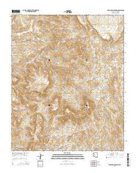 Elephant Mountain Arizona Current topographic map, 1:24000 scale, 7.5 X 7.5 Minute, Year 2014