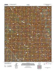 Elevator Mountain Arizona Historical topographic map, 1:24000 scale, 7.5 X 7.5 Minute, Year 2011