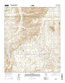 Elgin Arizona Current topographic map, 1:24000 scale, 7.5 X 7.5 Minute, Year 2014